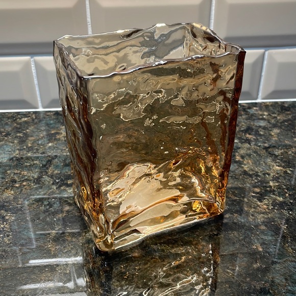 Other - Amber colored glass vase